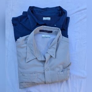 Mens Columbia Short Sleeved Shirt Bundle